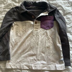 Ruggedbutts collared long sleeve polo shirt, 2t